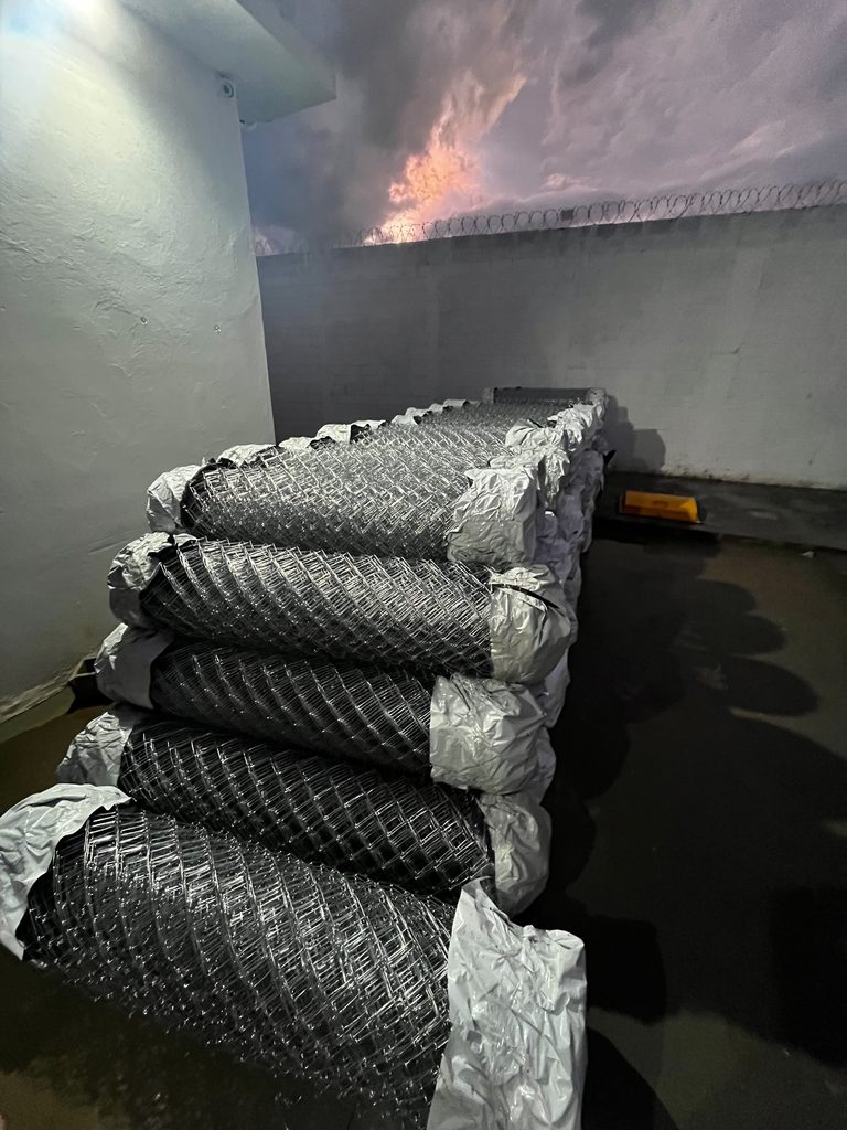 rolo de tela de alambrado